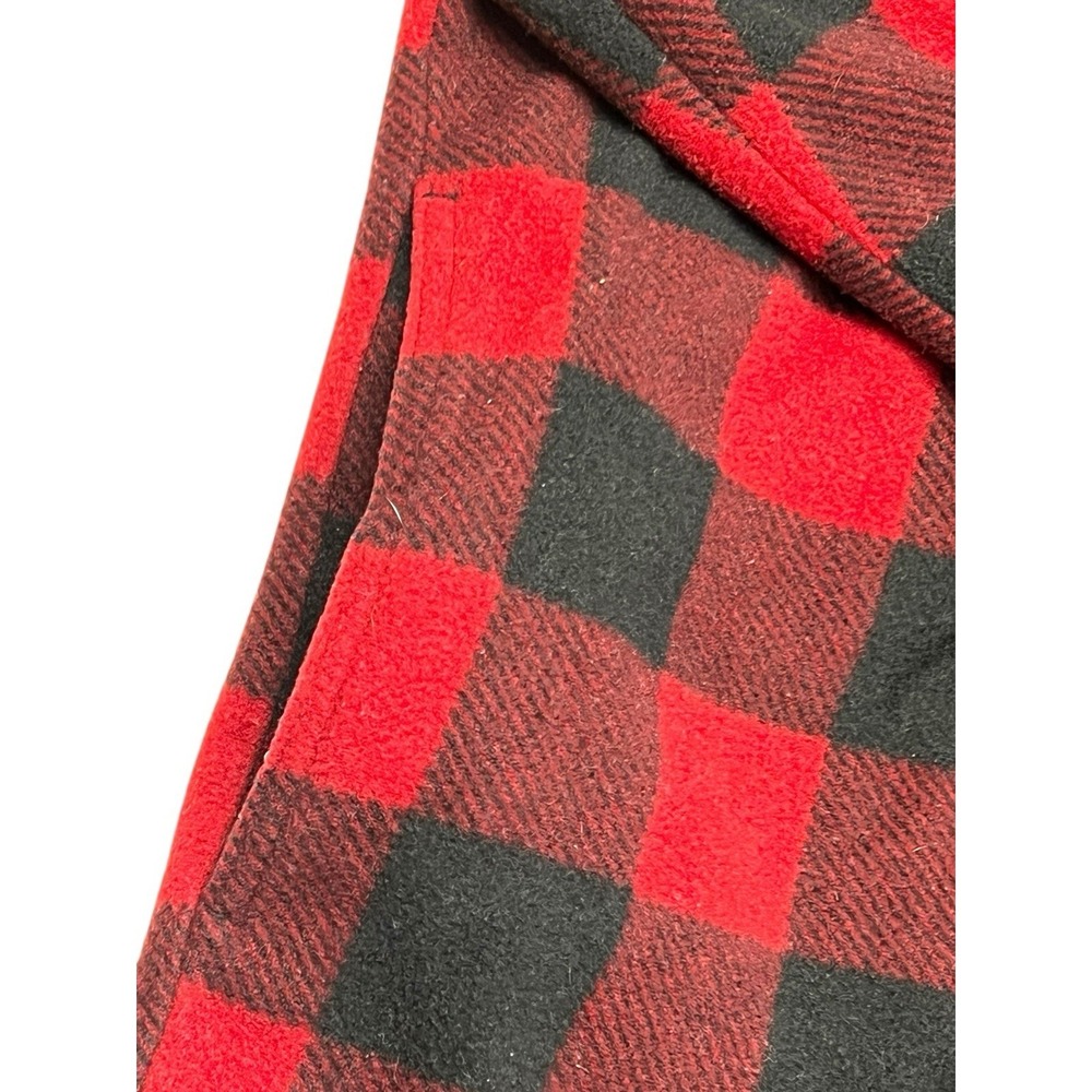 Wrangler Shirt Jacket Mens Small Buffalo Plaid Lined Shacket Outdoor Workwear - Picture 3 of 9